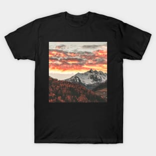 Mountains, Landscape Photography, Forest Art, Nature Photography T-Shirt
